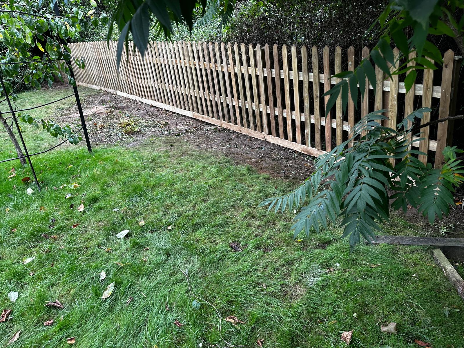 Fencing project in Somerset by JB Outdoor Services