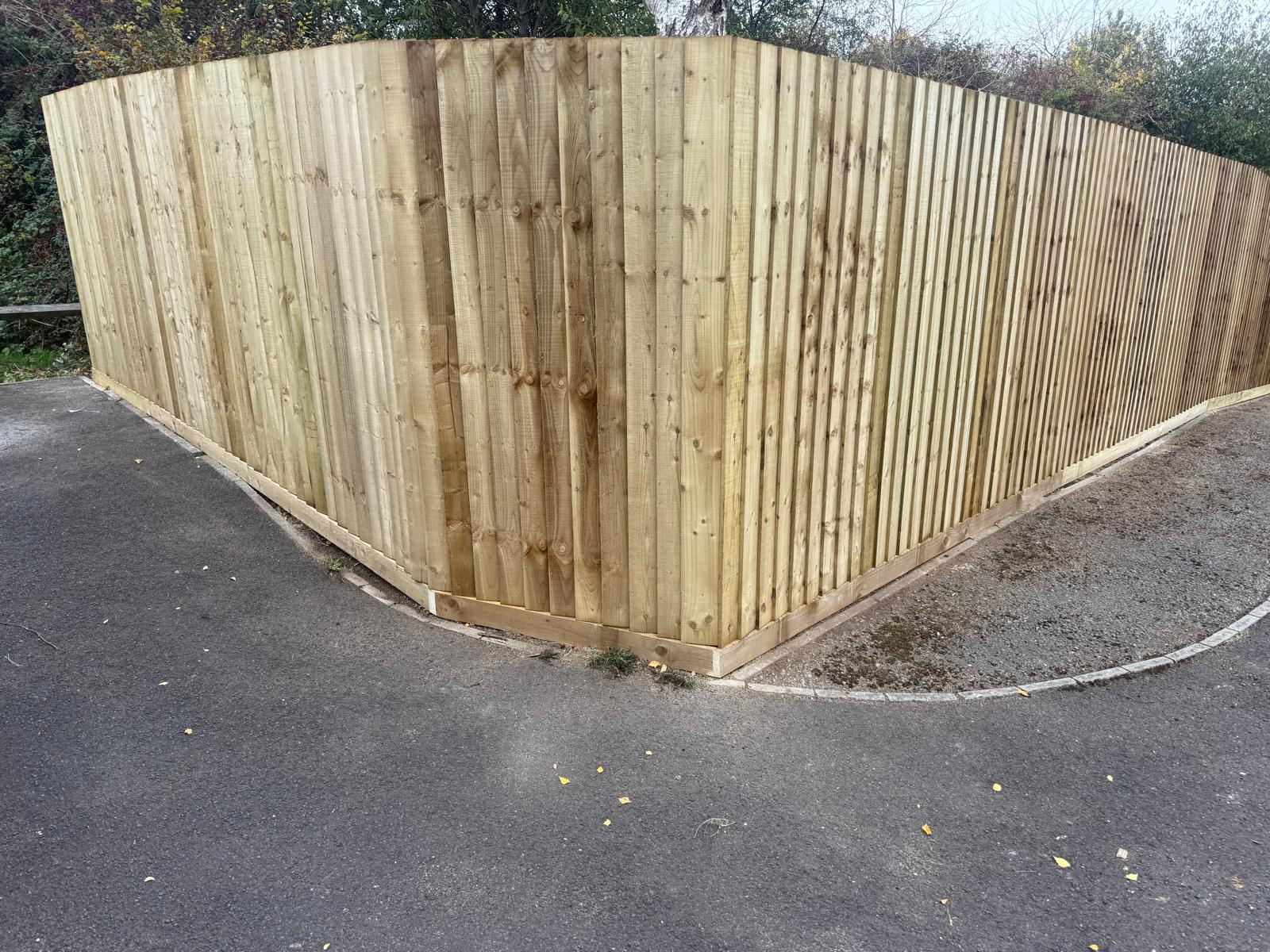 Fencing project in Somerset by JB Outdoor Services