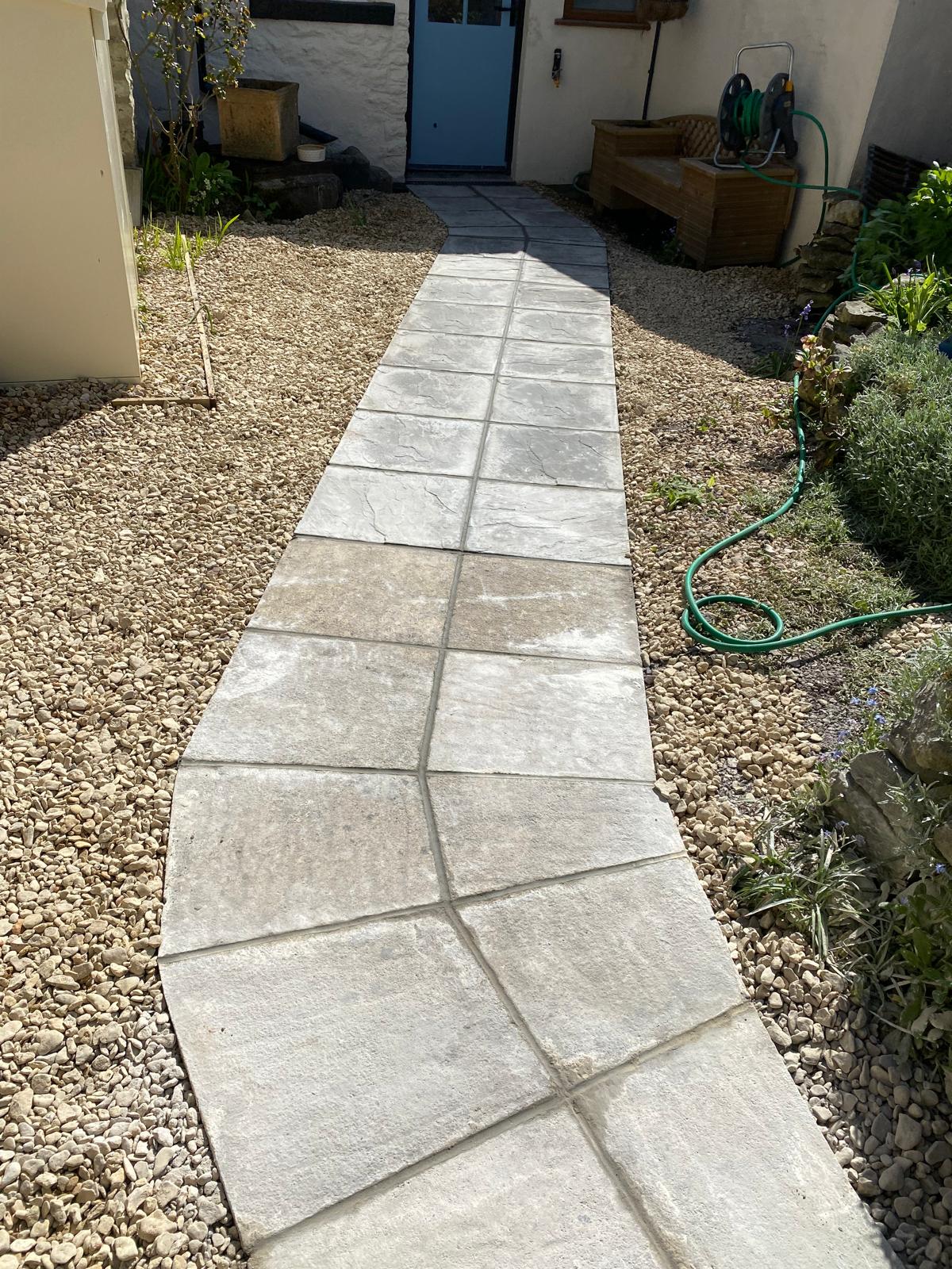 Patios project in Somerset by JB Outdoor Services