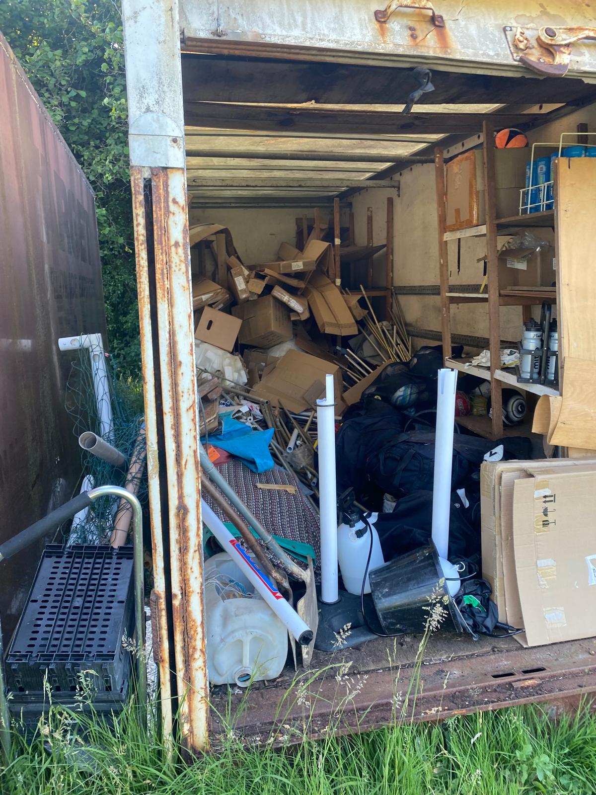 Licensed waste carrier site clearance by JB Outdoor Services